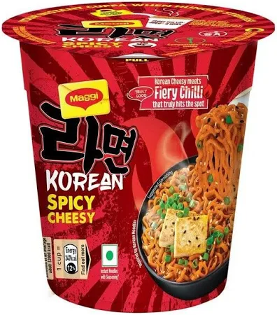 Maggi Korean Spicy Cheesy Cuppa Noodles